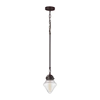 Gramercy 1 Light Pendant in Oil Rubbed Bronze