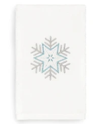 Linum Home Christmas Crystal 100% Turkish Cotton Hand Towel
