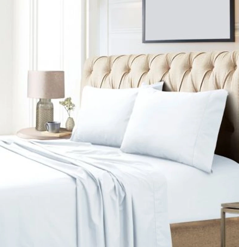 Tribeca Living Egyptian Cotton Sateen 800 Thread Count Extra Deep Pocket Sheet Set