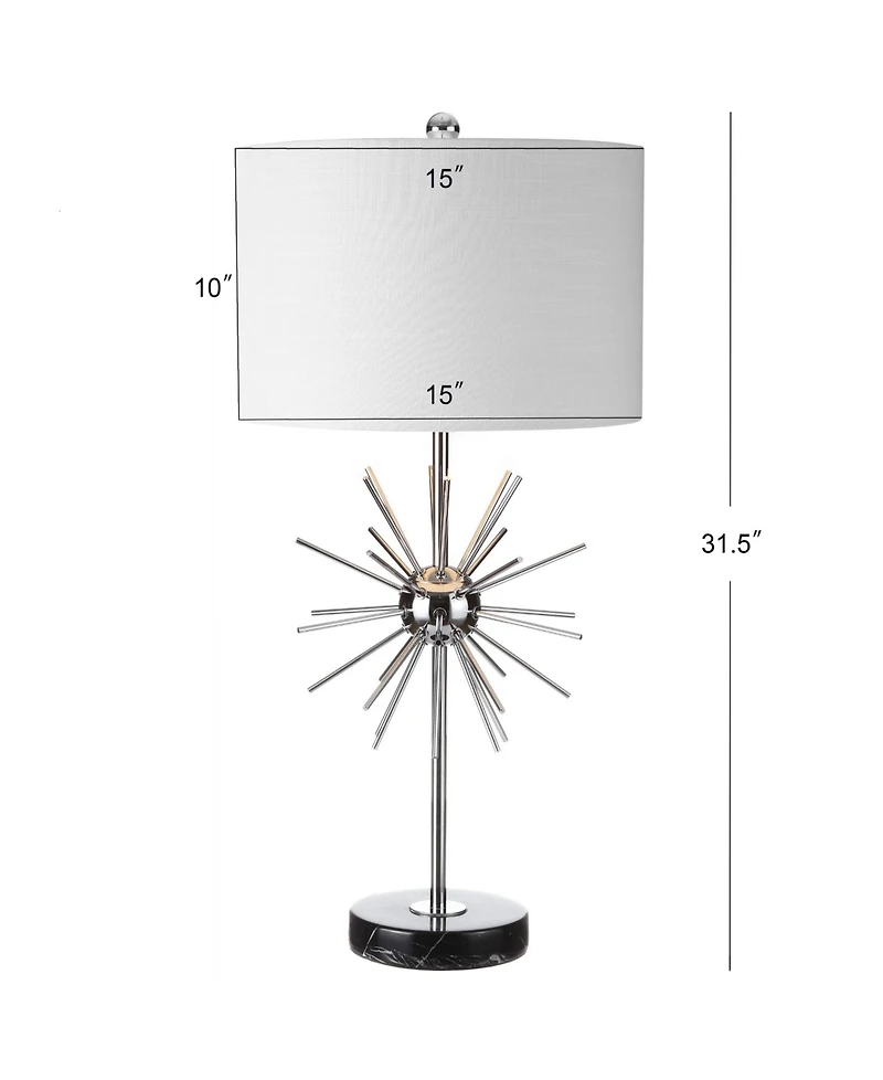 Jonathan Y Aria Metal or Marble Led Table Lamp