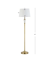 Jonathan Y Harper Crystal or Metal Led Floor Lamp