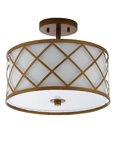 Jonathan Y Elizabeth Metal Led Flush Mount
