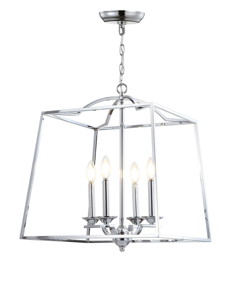 Jonathan Y Gloria 4-Light Metal Led Pendant