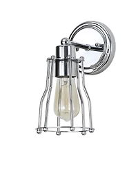 Jonathan Y Evelyn -Light Metal Vanity Light