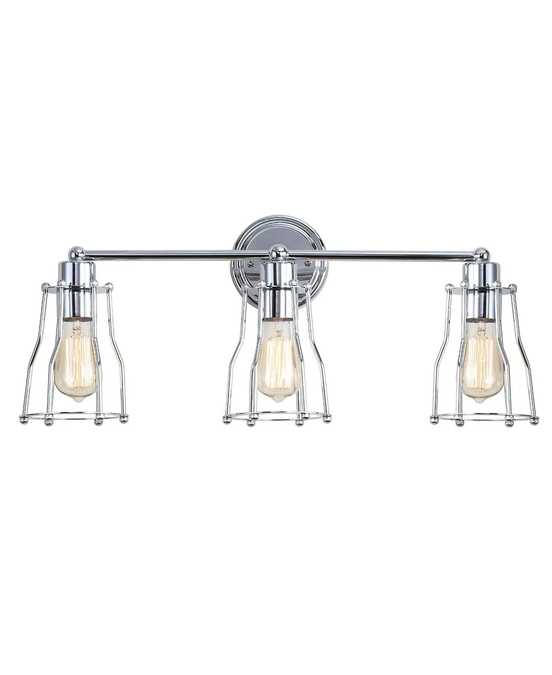 Jonathan Y Evelyn 3-Light Metal Vanity Light