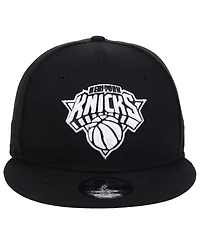 New Era New York Knicks Black White 9FIFTY Snapback Cap