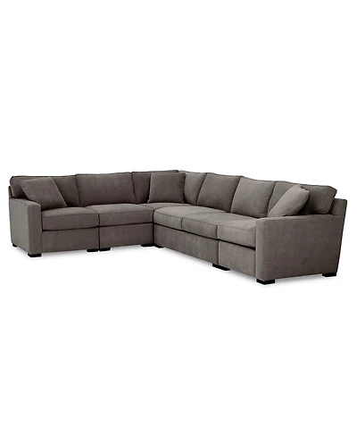 Radley 5-Pc. Fabric Sectional Sofa, Created for Macy's
