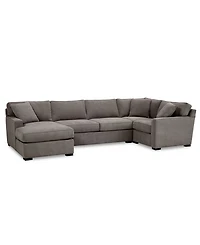 Radley -Pc. Fabric Chaise Sectional Sofa with Corner Piece