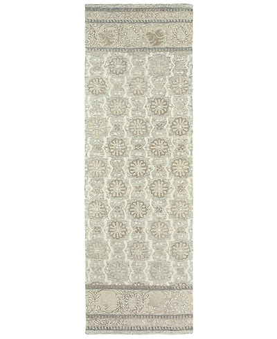 Oriental Weavers Craft 93002 Ash/Sand 2'6" x 8' Runner Area Rug