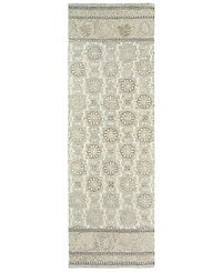 Oriental Weavers Craft 93002 Ash/Sand 2'6" x 8' Runner Area Rug