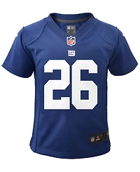 Nike Saquon Barkley New York Giants Game Jersey, Toddler Boys (2T-4T)