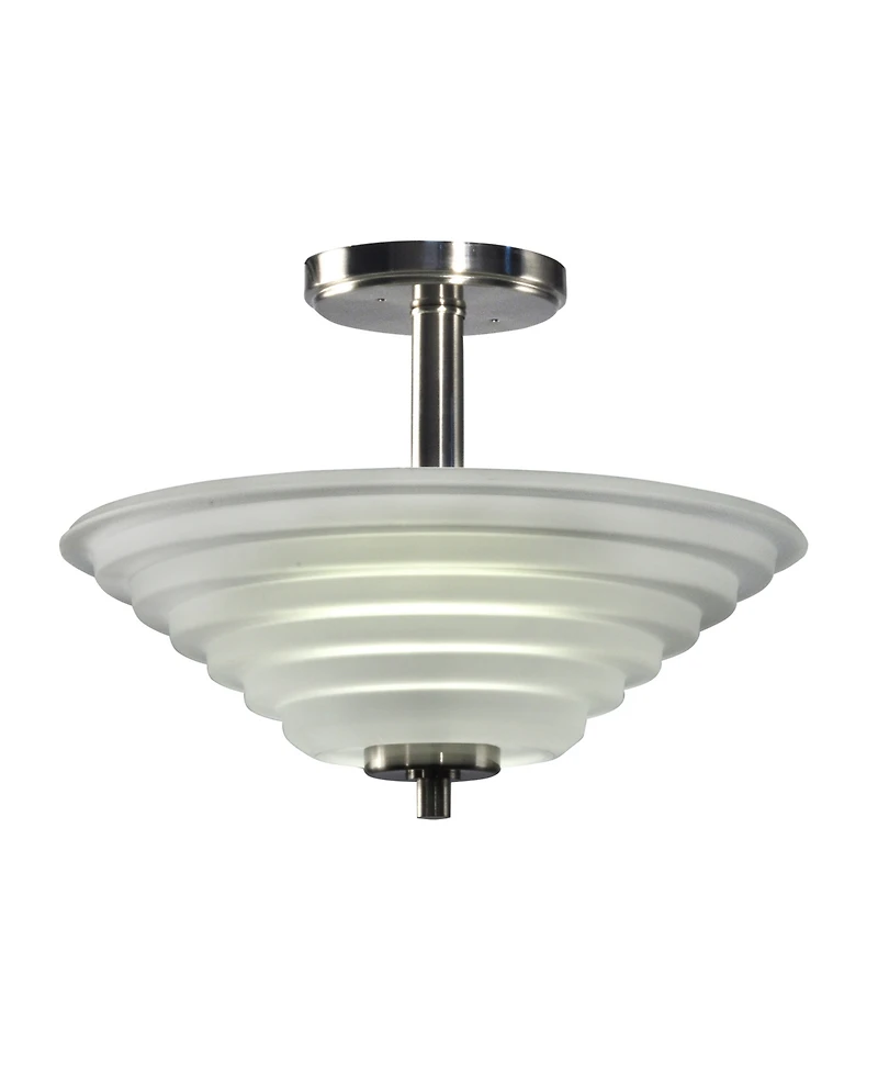 Dale Tiffany Solomon Led Crystal Semi Flush Mount