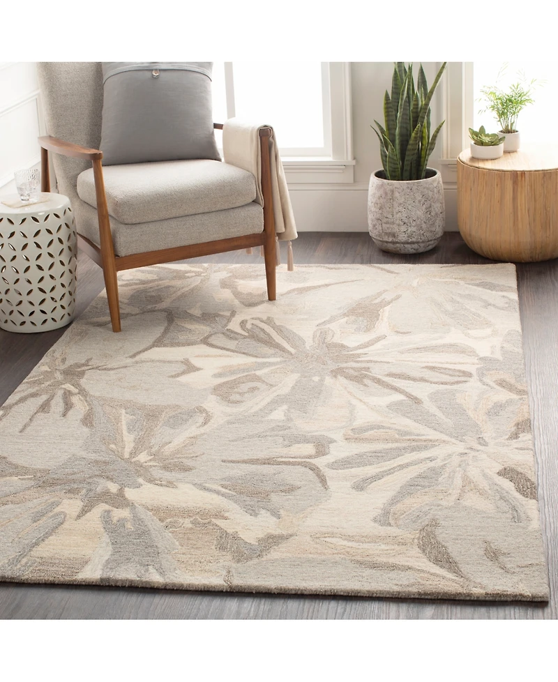 Livabliss Athena Ath-5150 Taupe 5' x 8' Area Rug