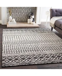 Livabliss Elaziz Elz 2307 Black Area Rug Collection