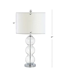 Jonathan Y Bella Glass Triple-Sphere Led Table Lamp - Set of 2