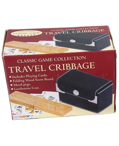 Travel Cribbage Game with Playing Cards