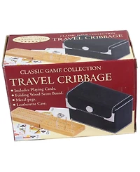 Travel Cribbage Game with Playing Cards