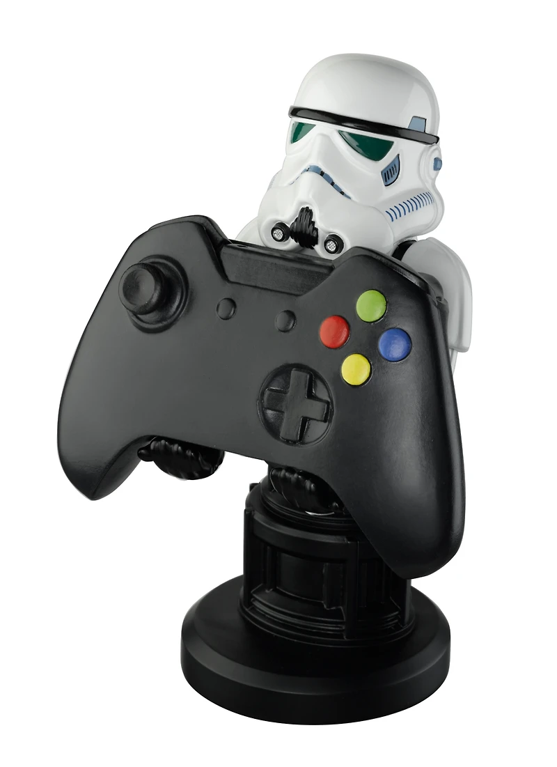 Exquisite Gaming Cable Guy Controller and Phone Holder Star Wars Empires Elite Stormtrooper 8"