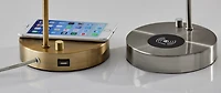 Adesso Kaye Wireless Charging Led Desk Lamp
