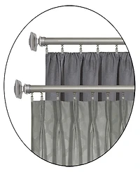 Achim Oxford Innovative TraverseCurtain Rod, 66" - 120"