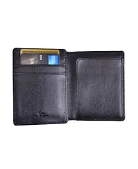 Men's Royce New York Saffiano Money Clip Wallet