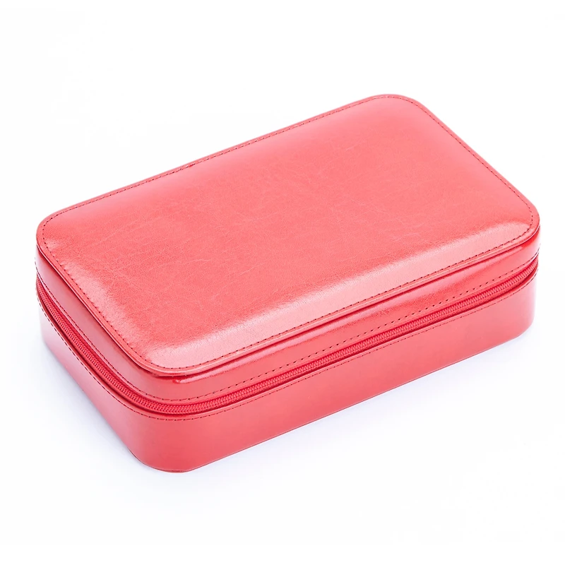 Royce New York Zippered Travel Jewelry Case