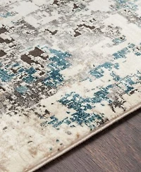 Livabliss Pune Pun 2301 Taupe Runner Area Rug Collection