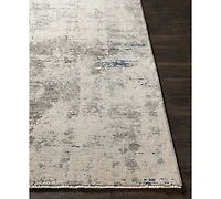 Closeout! Livabliss Presidential Pdt-2301 Medium Gray 3'3" x 8' Runner Area Rug