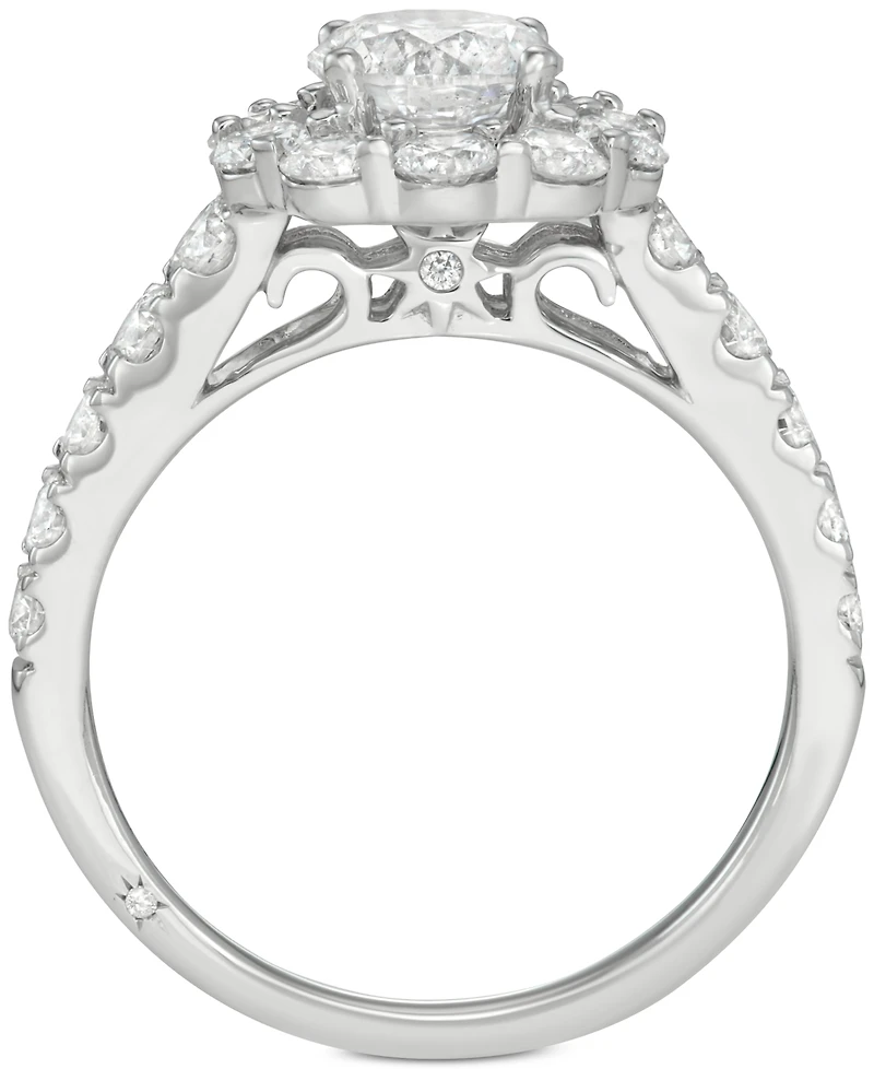 Certified Diamond Bridal Set (4 ct. t.w.) 18k White, Yellow or Rose Gold