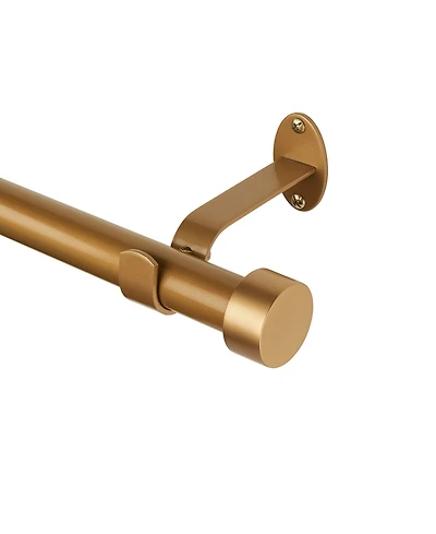 Serena Adjustable 28"-48" Curtain Rod with Cap Finials