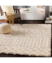 Livabliss Urban Shag Usg 2303 Cream Area Rug Collection