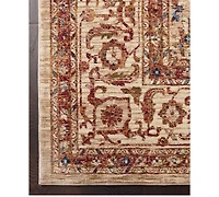 Mink Home Taza Heriz 7' 10" x 9' Area Rug