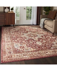 Mink Home Taza Heriz 7' 10" x 9' Area Rug