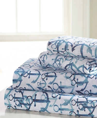 Universal Home Fashions Anchors Sheet Set, Full