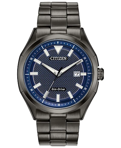 Citizen Drive From Citizen Eco-Drive Men's Wdr Black Stainless Steel Bracelet Watch 41mm