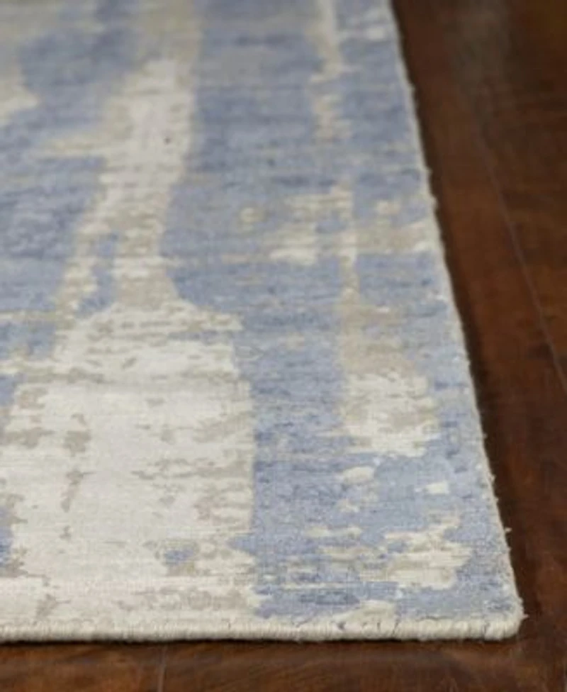 Kas Indulge Drizzle 0802 Grey Blue Area Rug