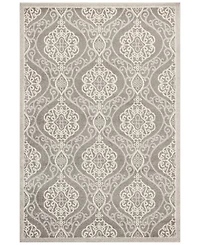 Kas Lucia Mosaic 2759 Silver 3'3" x 4'11" Indoor/Outdoor Area Rug