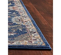 Kas Corsica Courtyard 7859 Royal Blue 3'3" x 4'11" Area Rug