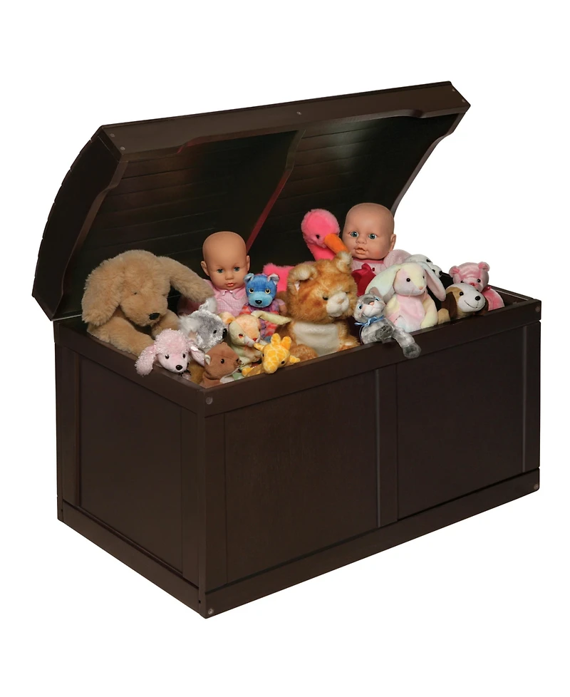 Badger Basket Hardwood Barrel Top Toy Chest