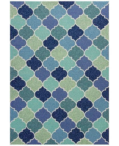 Kas Harbor Stella 4231 Blue 2' x 3' Indoor/Outdoor Area Rug
