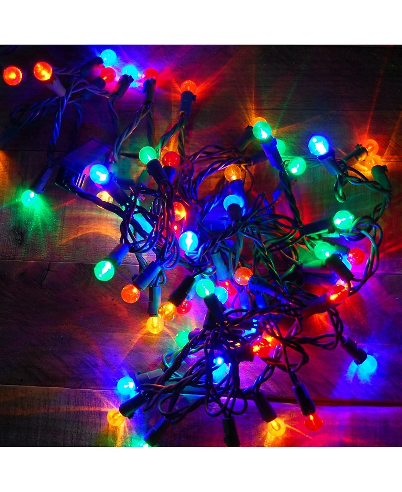 Lumabase 70 Multi Colored Plastic Globes Electric String Lights