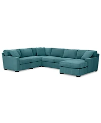 Radley -Pc. Fabric Chaise Sectional Sofa with Corner Piece