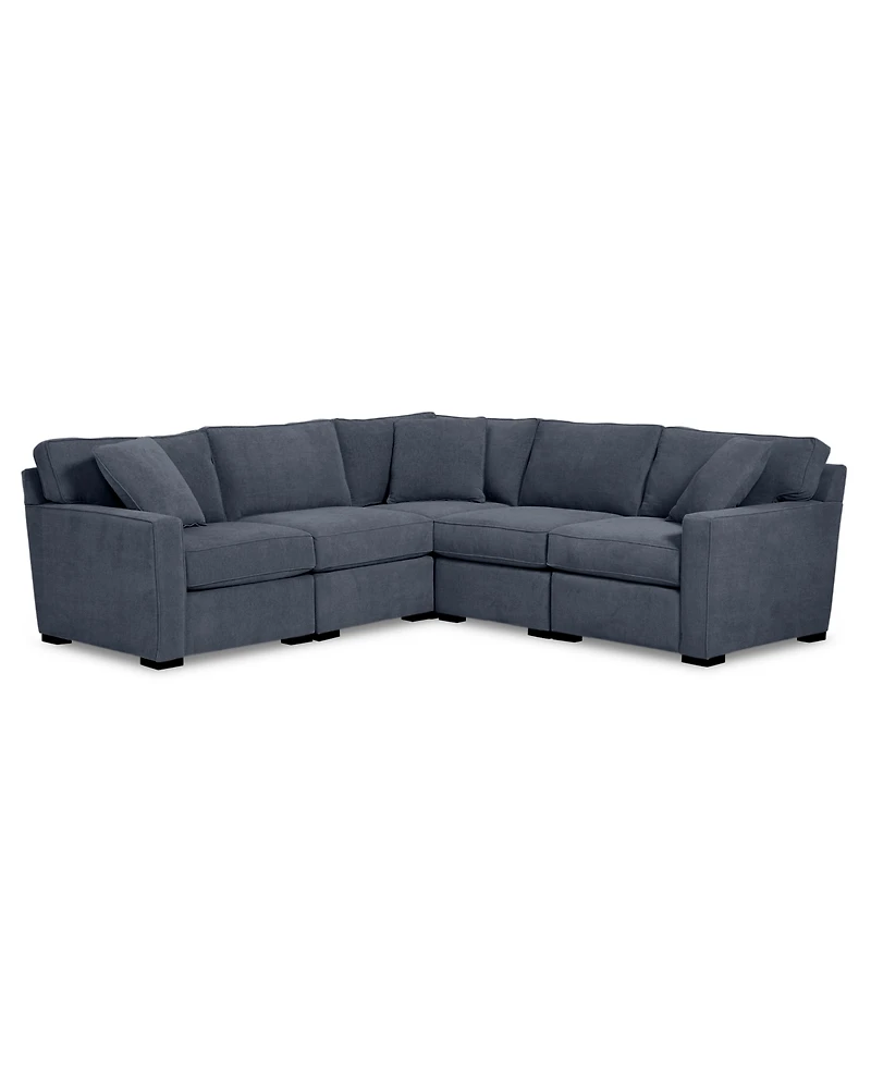 Radley Fabric -Pc. Sectional Sofa with Corner Piece