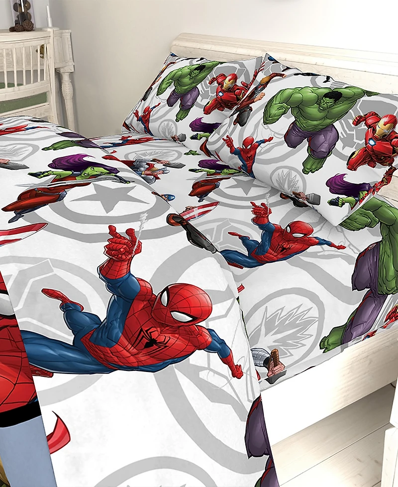 Disney Marvel Avengers Marvel Team 4-Pc. Comforter Set, Twin