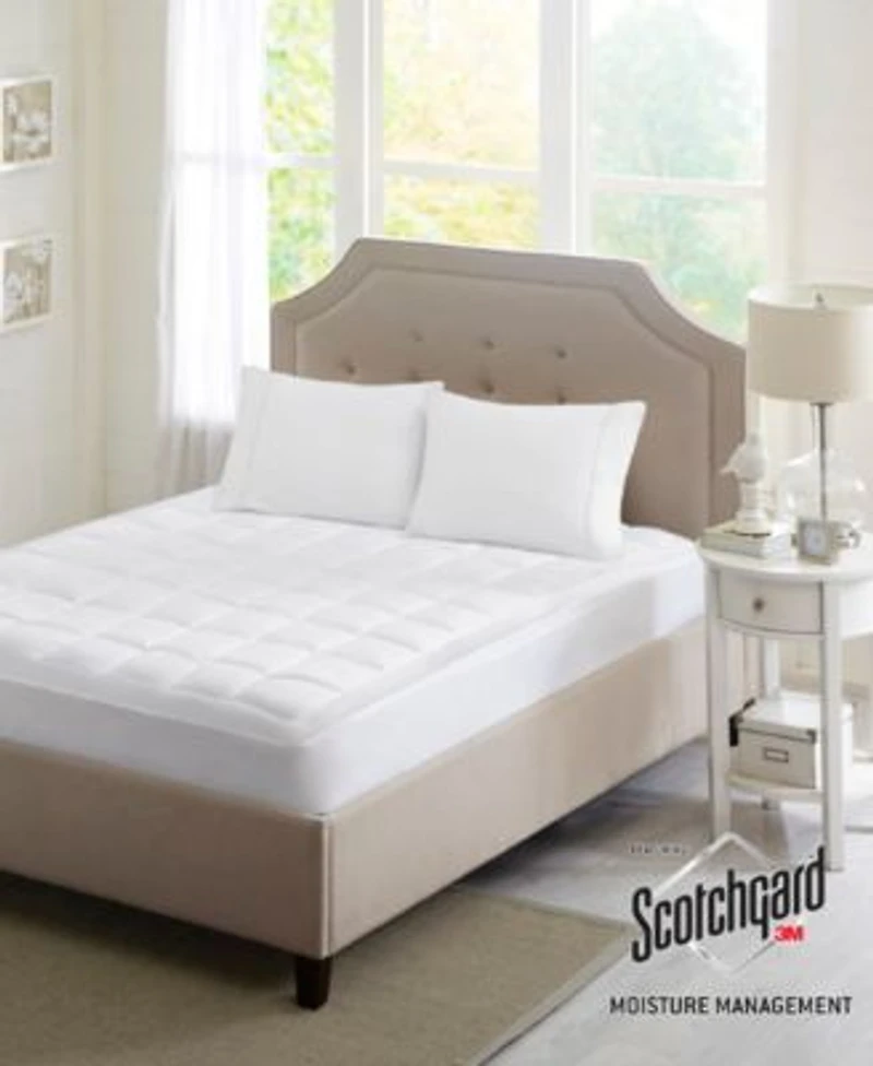 Madison Park Highline Quilted Microfiber Deep Pocket Mattress Pad