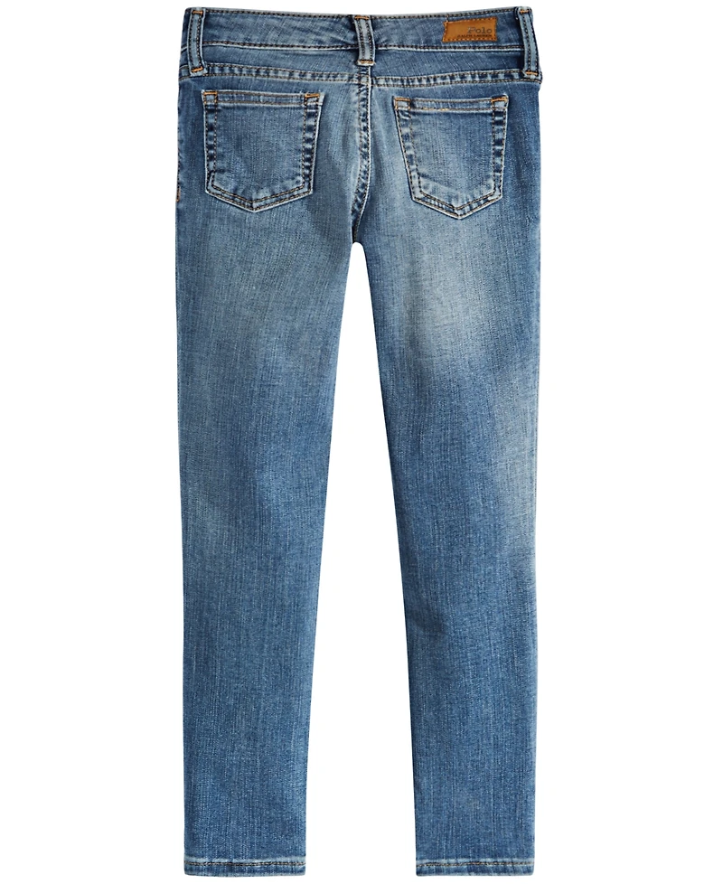 Polo Ralph Lauren Toddler and Little Girls Aubrie Denim Leggings