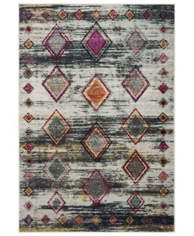 Safavieh Adirondack 205 Light Gray Red Area Rug Collection