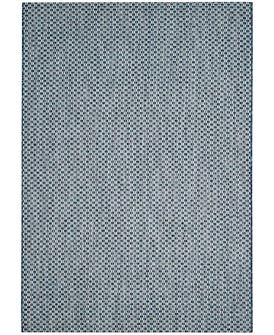 Safavieh Courtyard CY8653 Light and Light Gray 5'3" x 7'7" Sisal Weave Outdoor Area Rug