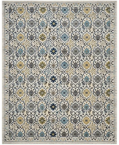 Safavieh Evoke EVK210 Ivory and Blue 8' x 10' Area Rug