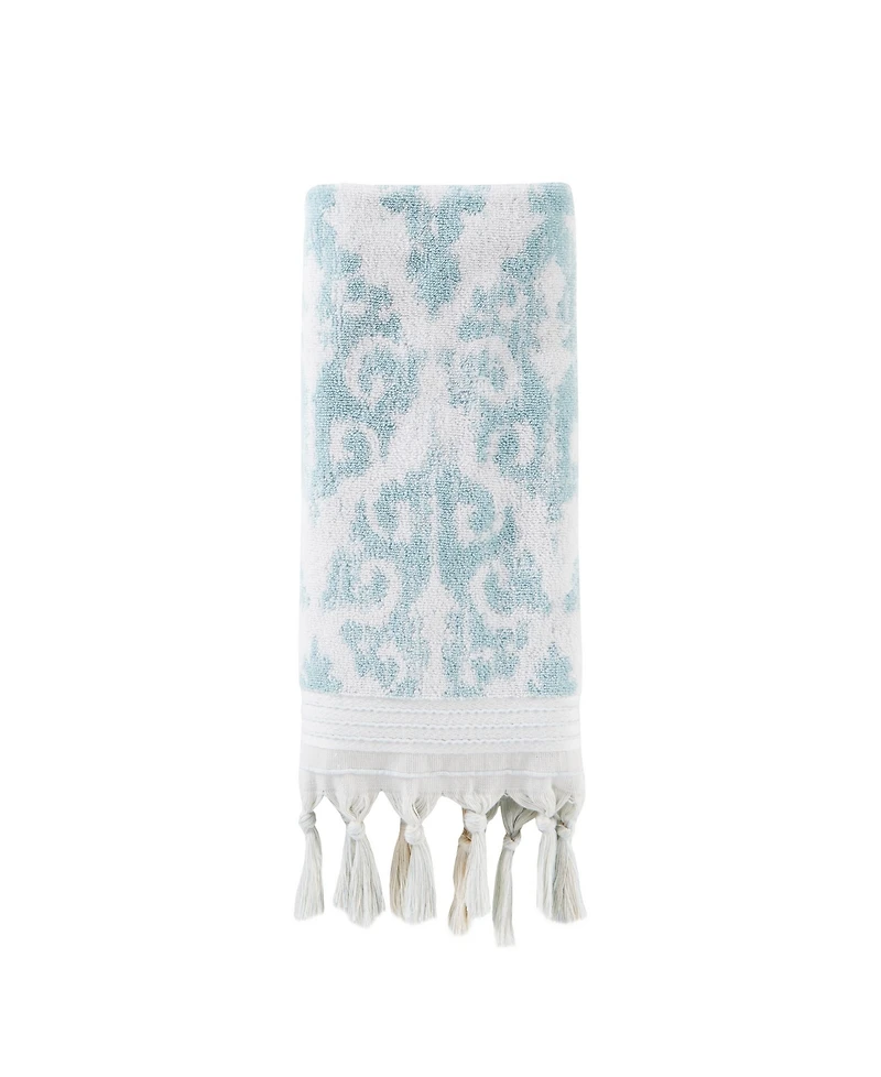 Saturday Knight Mirage Fringe 2 Piece Hand Towel Set